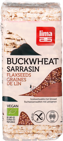 Boekweitwafels lijnzaad