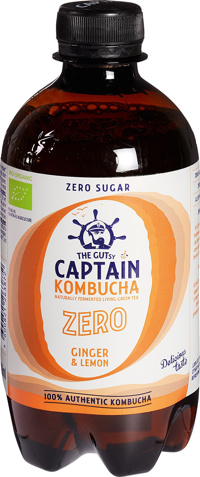 Kombucha zero gember citroen
