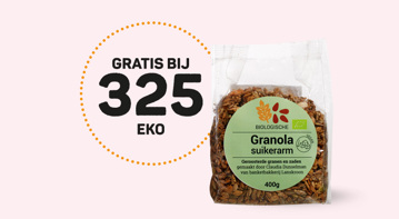 Gratis Lanskroon Granola suikerarm voor 325 EKO's