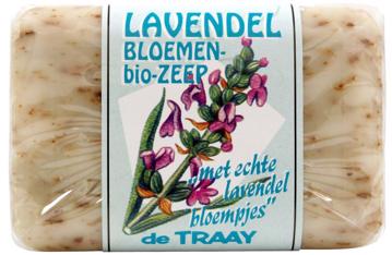 Lavendel bloemen zeep