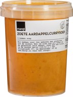 Zoete aardappelcurrysoep