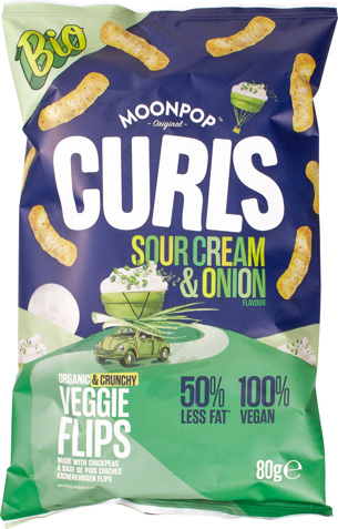 Sour cream & onion curls