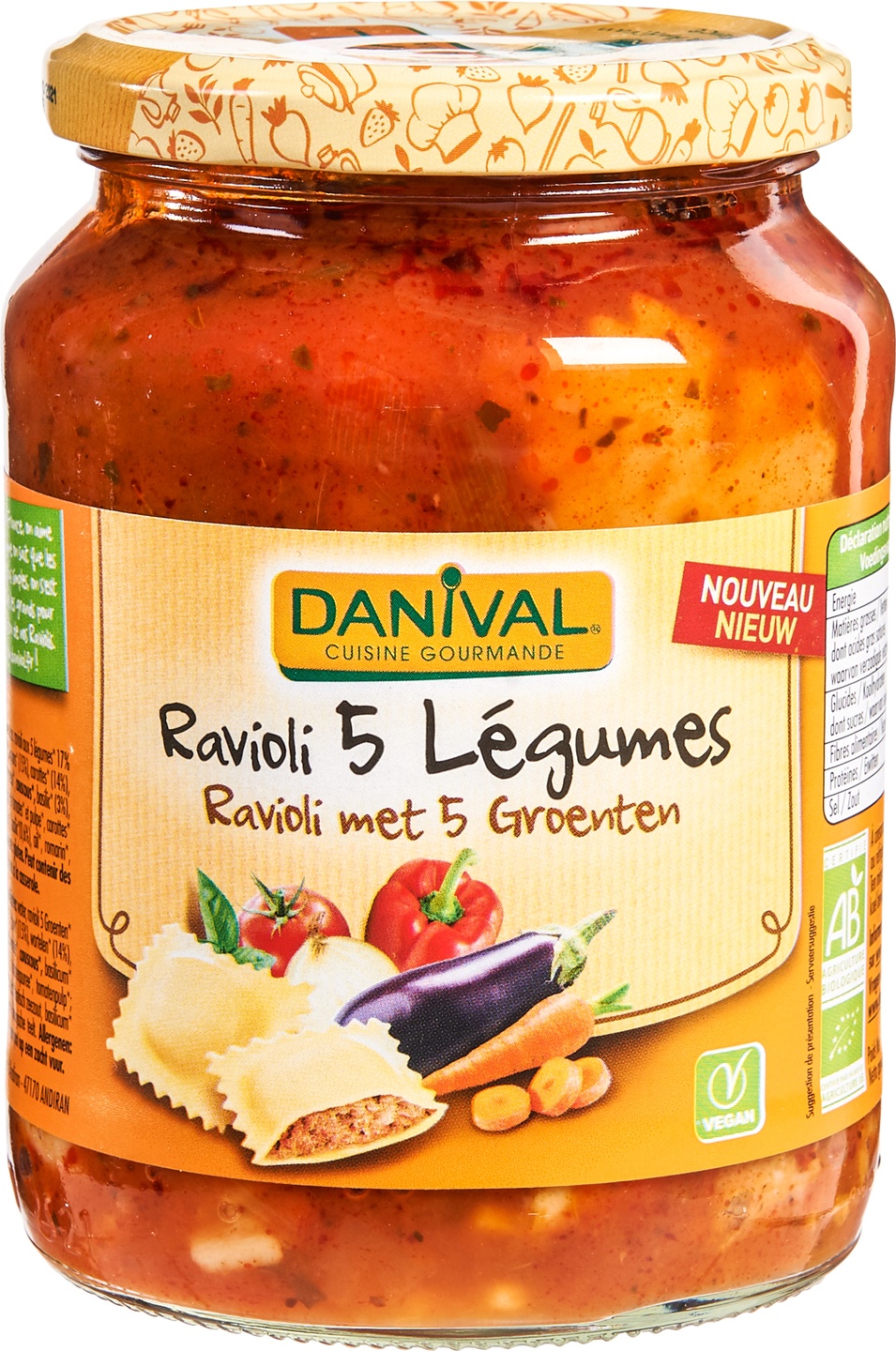Ravioli met groenten