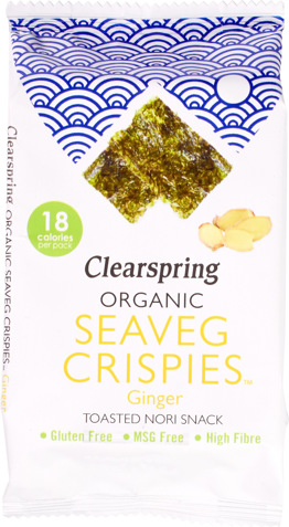 Zeewier crispy gember