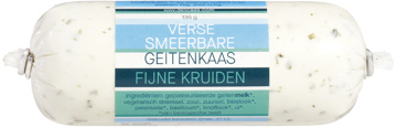 Verse geitensmeerkaas kruiden