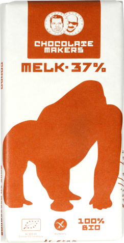 Melkchocolade 37% - gorilla bar