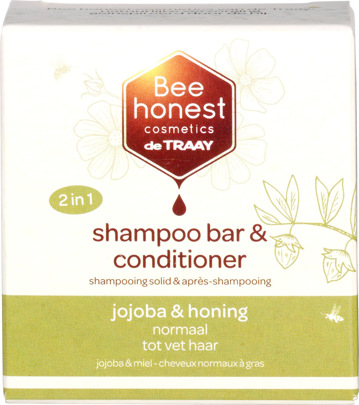 Shampoo- en conditionerbar jojoba honing (vet haar)