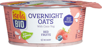 Overnight Oats Rood fruit