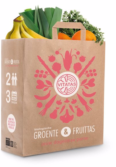 Groente- en fruittas 2-persoons