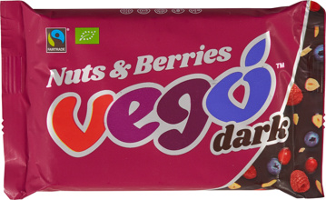 Chocolade vegan - noten/bessen