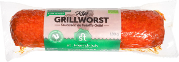 Kipgrillworst van haantjes