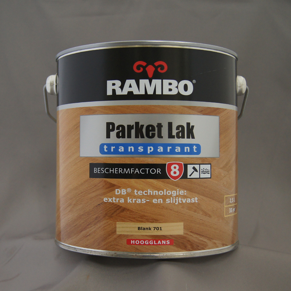 Rambo Parketlak Transparant Hoogglans Blank 701