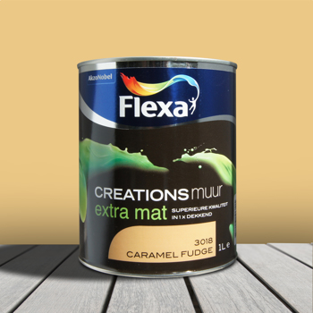 Flexa Creations Muurverf Extra Mat Caramel Fudge 3018