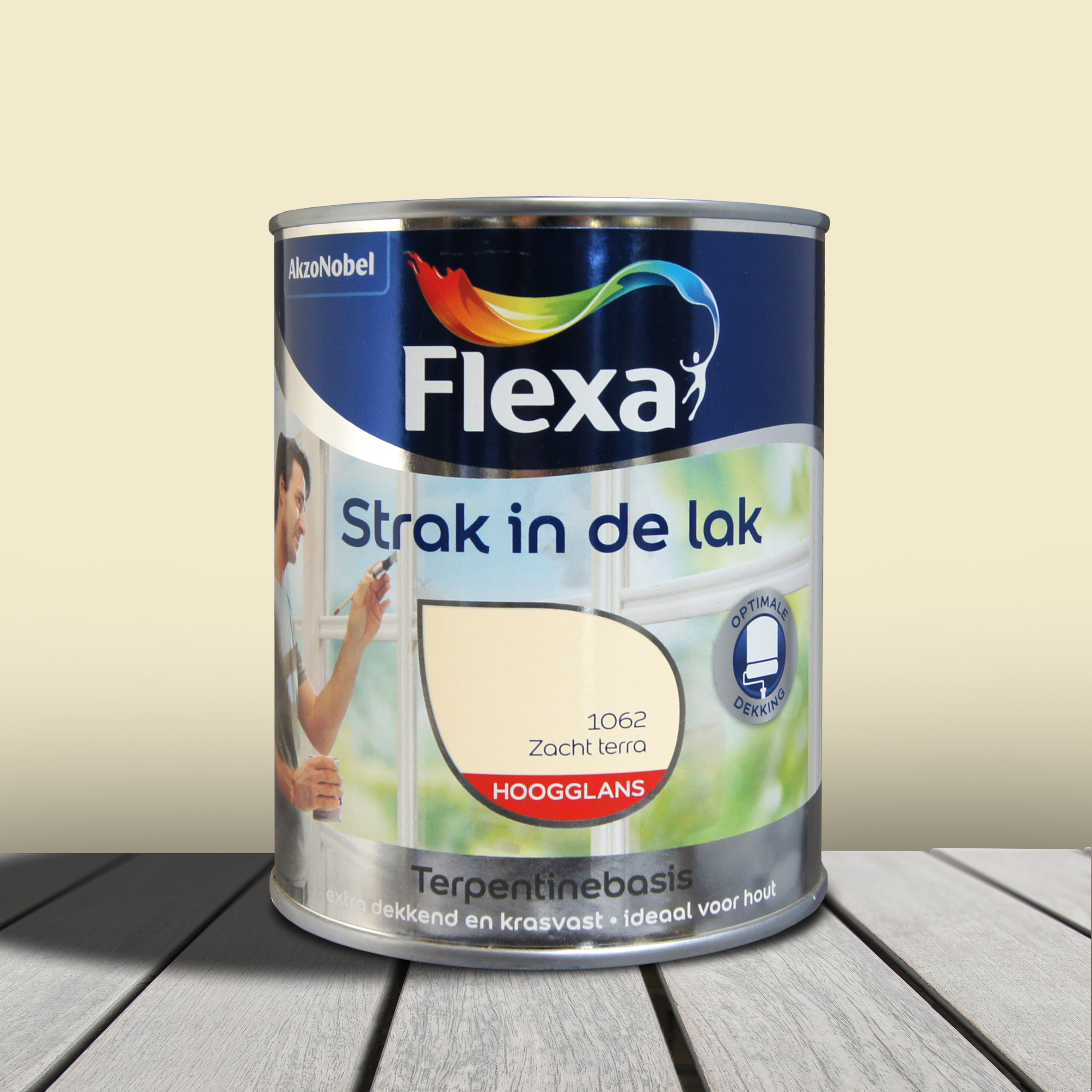 Flexa Strak In De Lak Alkyd Hoogglans Zacht Terra 1062