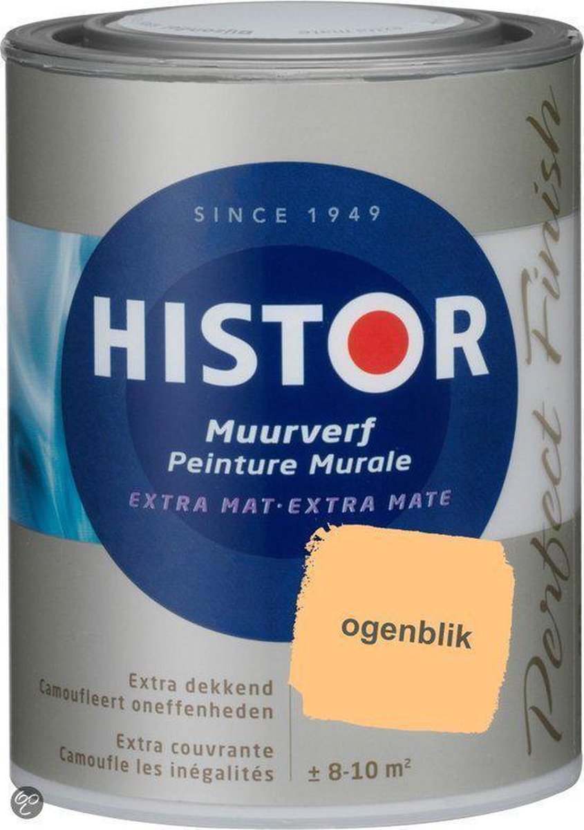 Histor Perfect Finish Muurverf Mat Ogenblik 1 liter