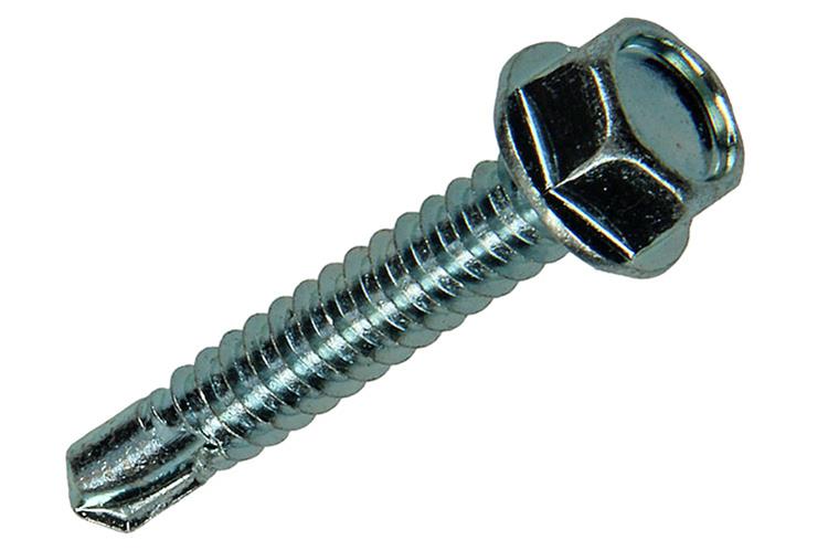 Mack Zelfborende Schroef Zeskant 12 stuks 6,3 x 38 mm