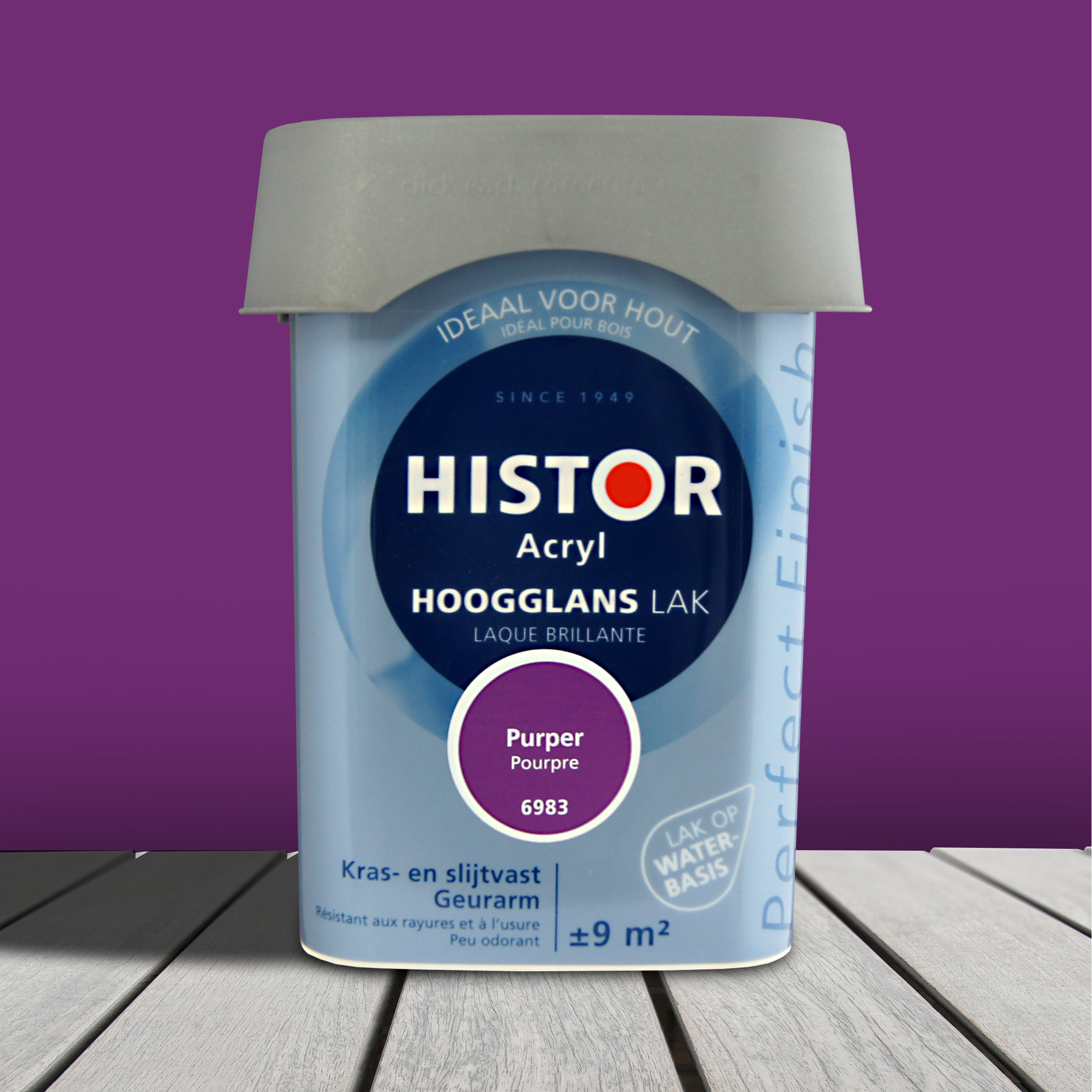 Histor Perfect Finish Acryl Hoogglans Lak Purper 6983 750 ml