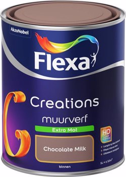Flexa Creations Muurverf Extra Mat Chocolate Milk
