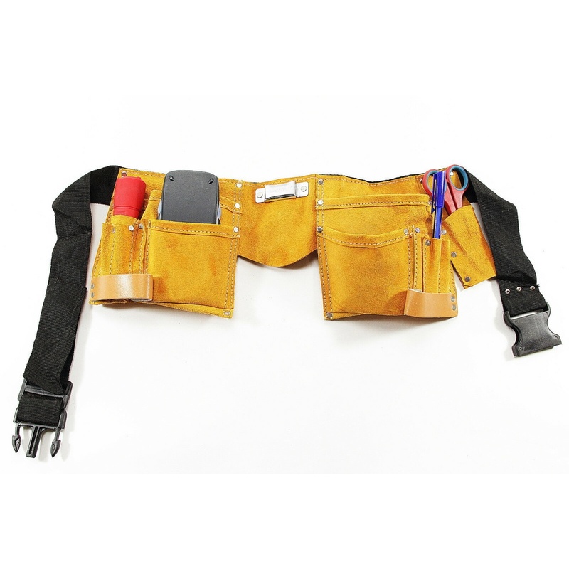 Benson Gereedschapschort Leder 11-delig