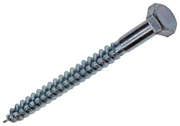 Mack Houtdraadbout 6 stuks M7 x 70 mm