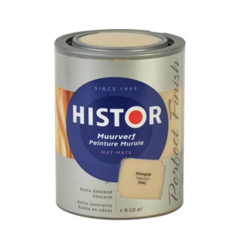Histor Perfect Finish Muurverf Mat Belangrijk 6942
