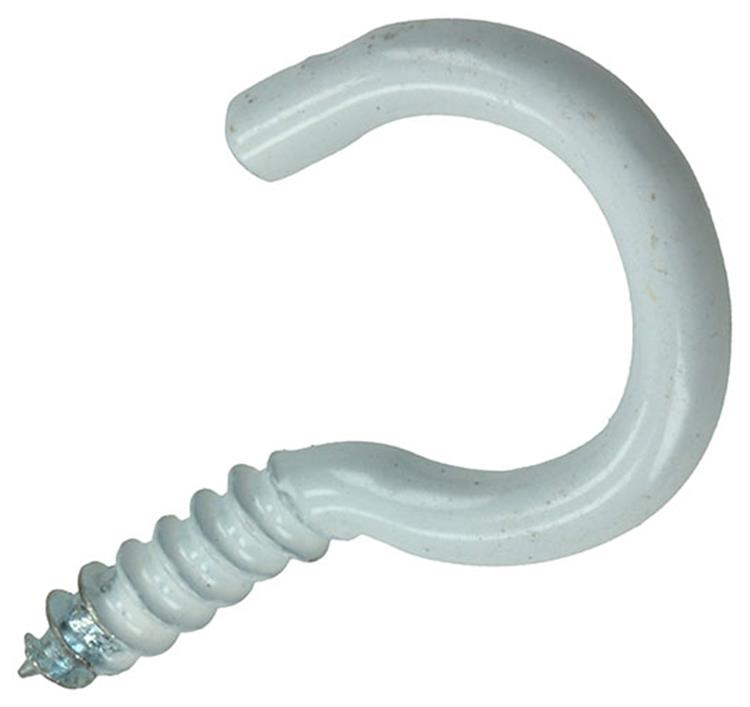 Mack Schroefhaak Wit 7 stuks 3,0 x 16 mm