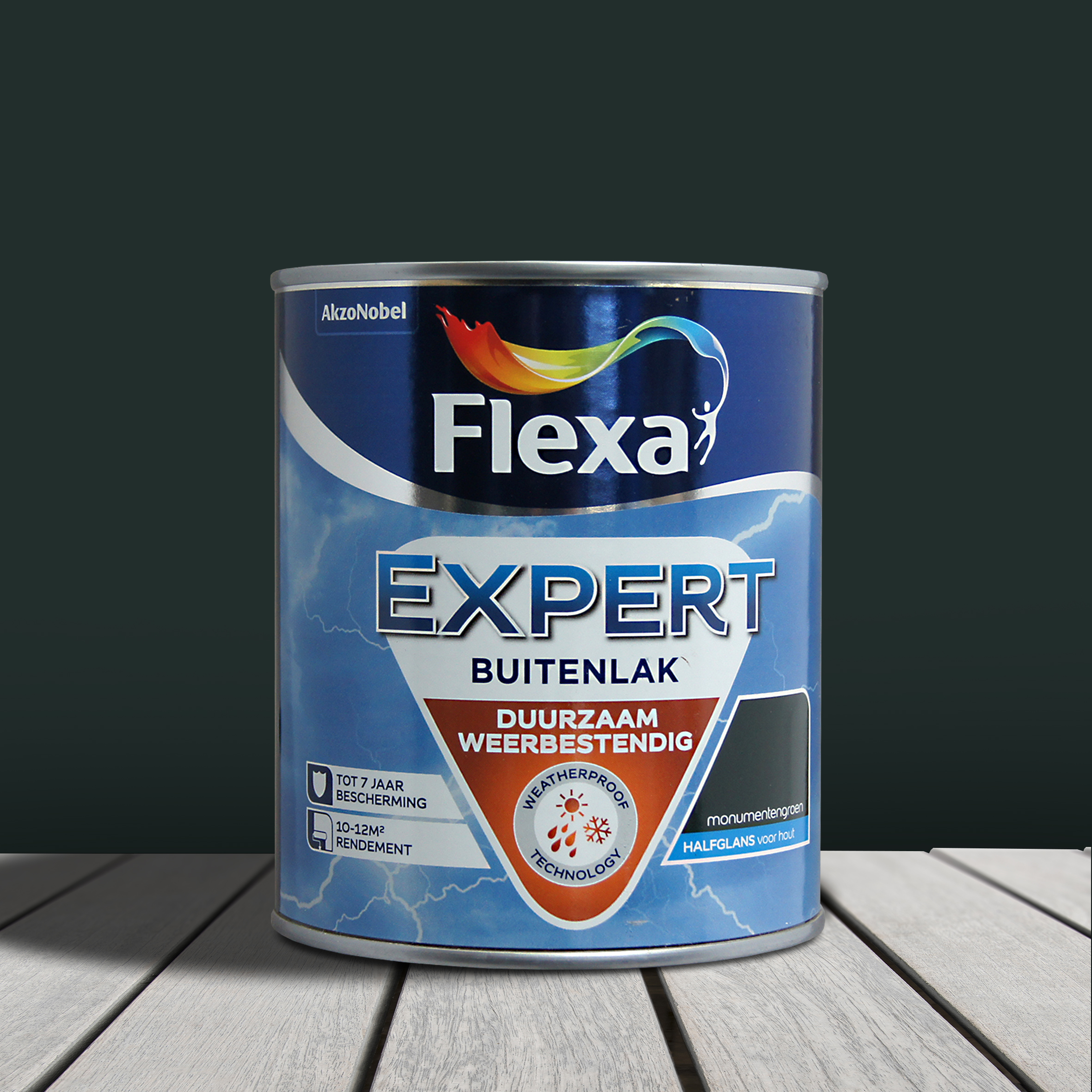 Flexa Expert Buitenlak Halfglans Monumentengroen