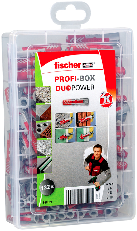 Fischer Profi-Box DuoPower Universele Pluggen 132-delig