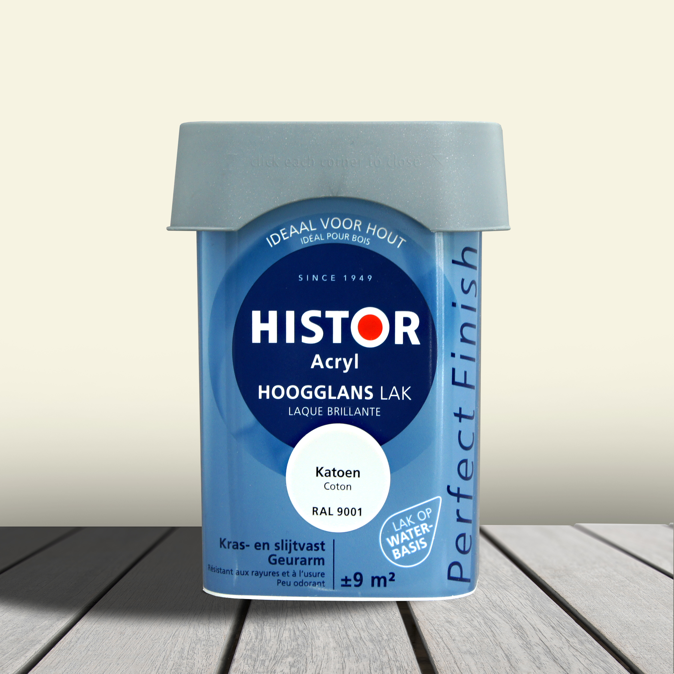 Histor Perfect Finish Acryl Hoogglans Katoen (Ral 9001)