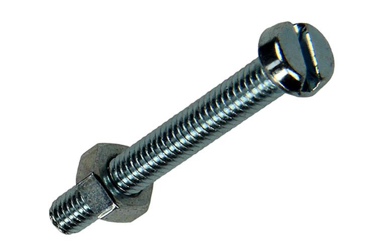 Mack Metaalschroef Met Moer 14 stuks M4 x 30 mm