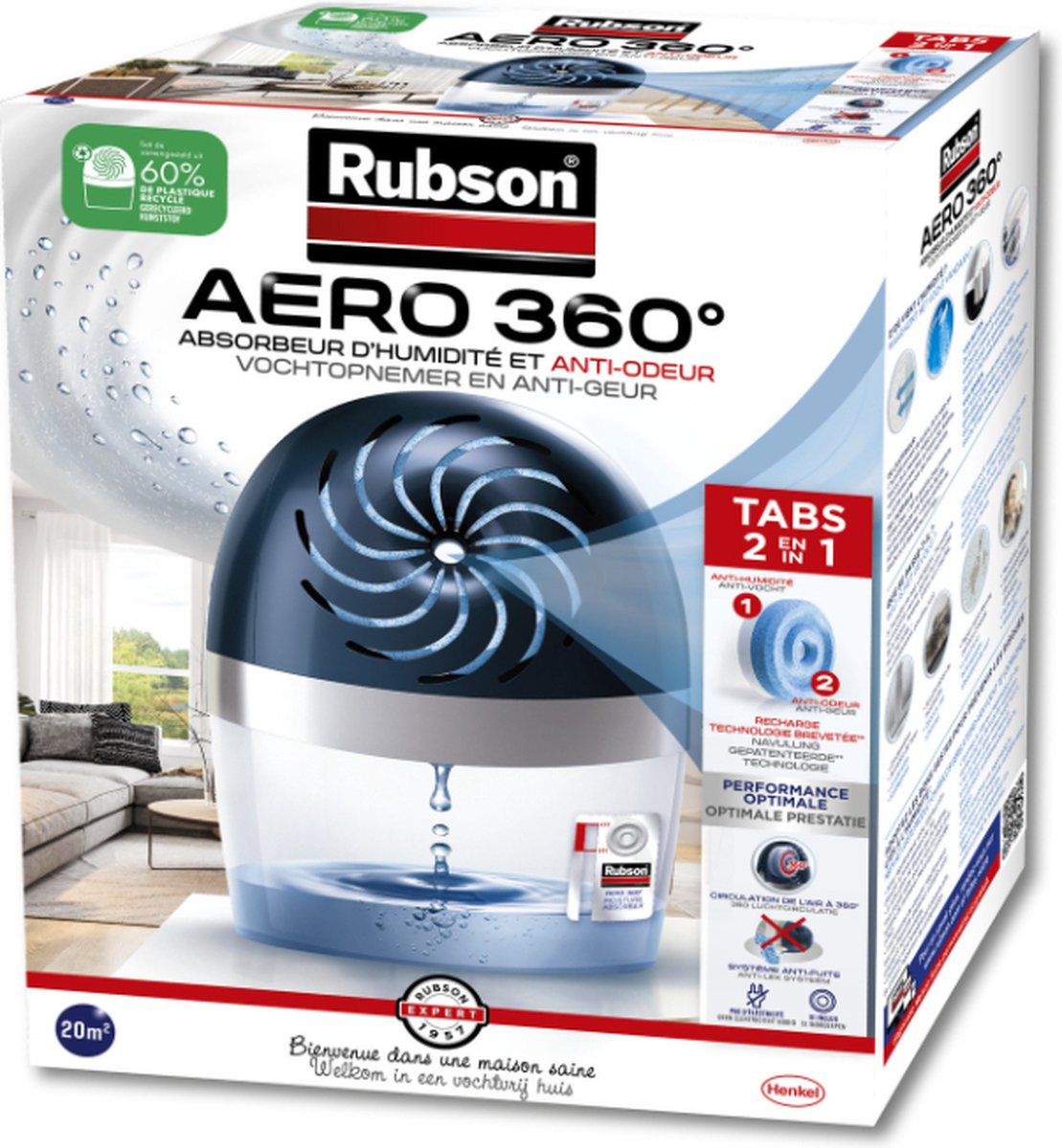 Rubson Vochtopnemer AERO 360