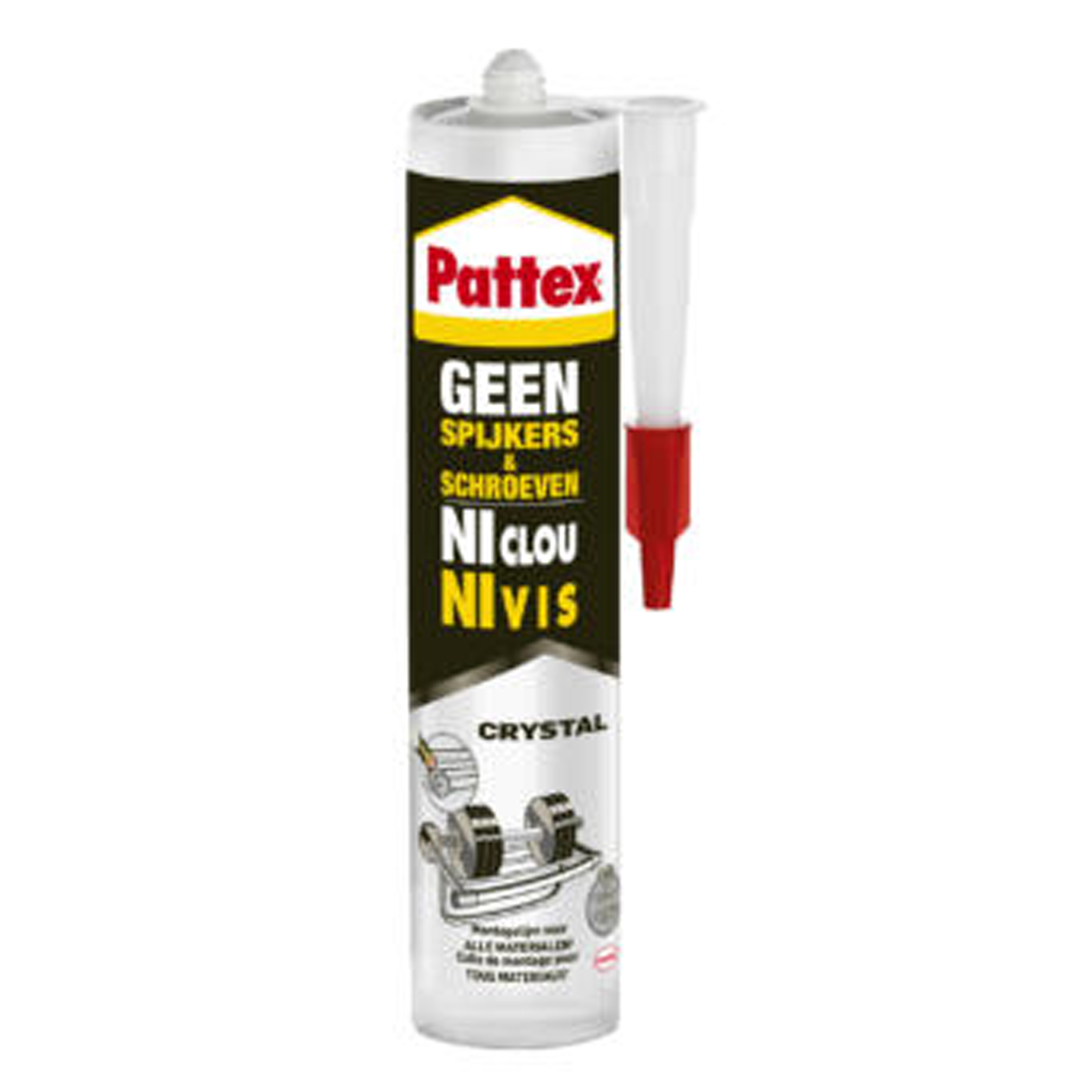 Pattex Geen Spijkers&Schroeven Crystal 290 gram