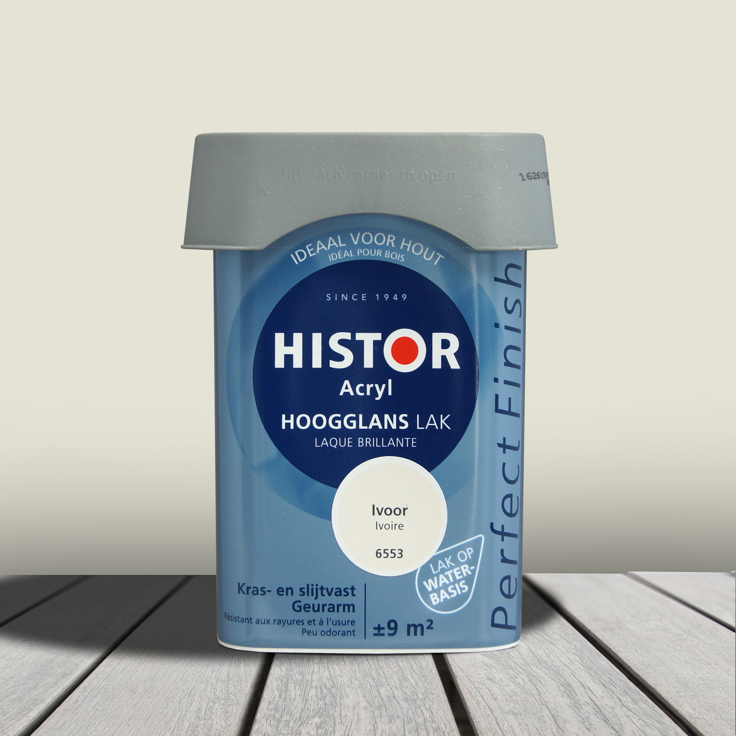 Histor Perfect Finish Acryl Hoogglans Ivoor 6553 750 ml