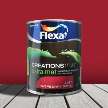 Flexa Creations Muurverf Extra Mat Raspberry Swirl 3028