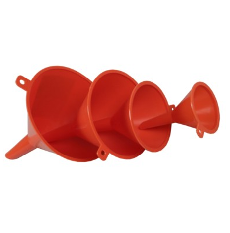 Trechterset 4 delig oranje