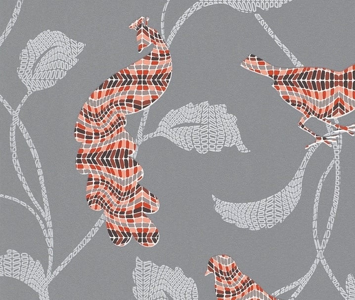 Rasch Funky Flair Vliesbehang Vogels 721713