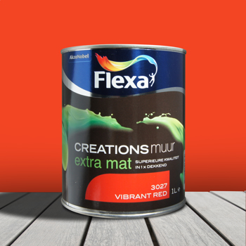 Flexa Creations Muurverf Extra Mat Vibrant Red 3027
