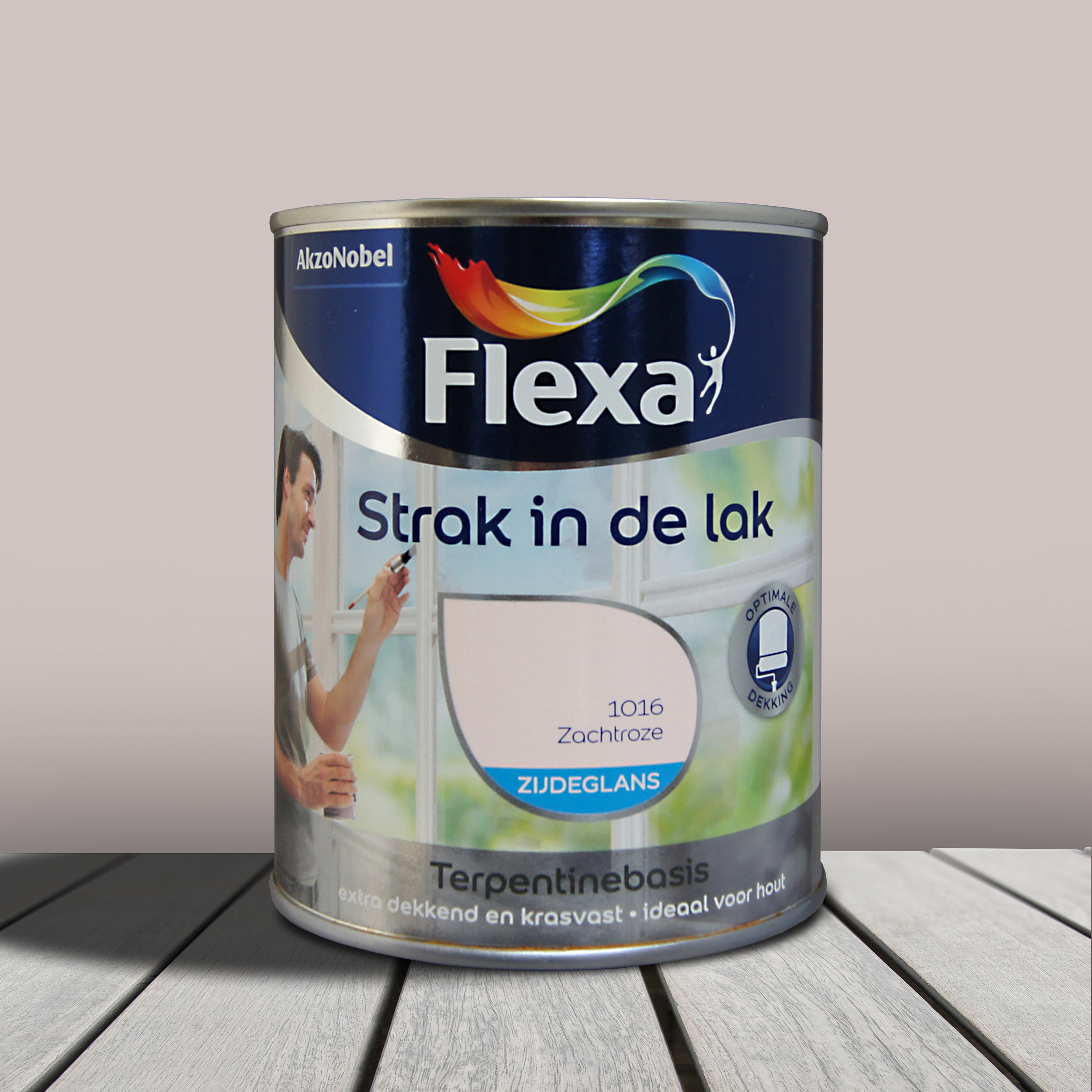 Flexa Strak In De Lak Alkyd Zijdeglans Zachtroze 1016