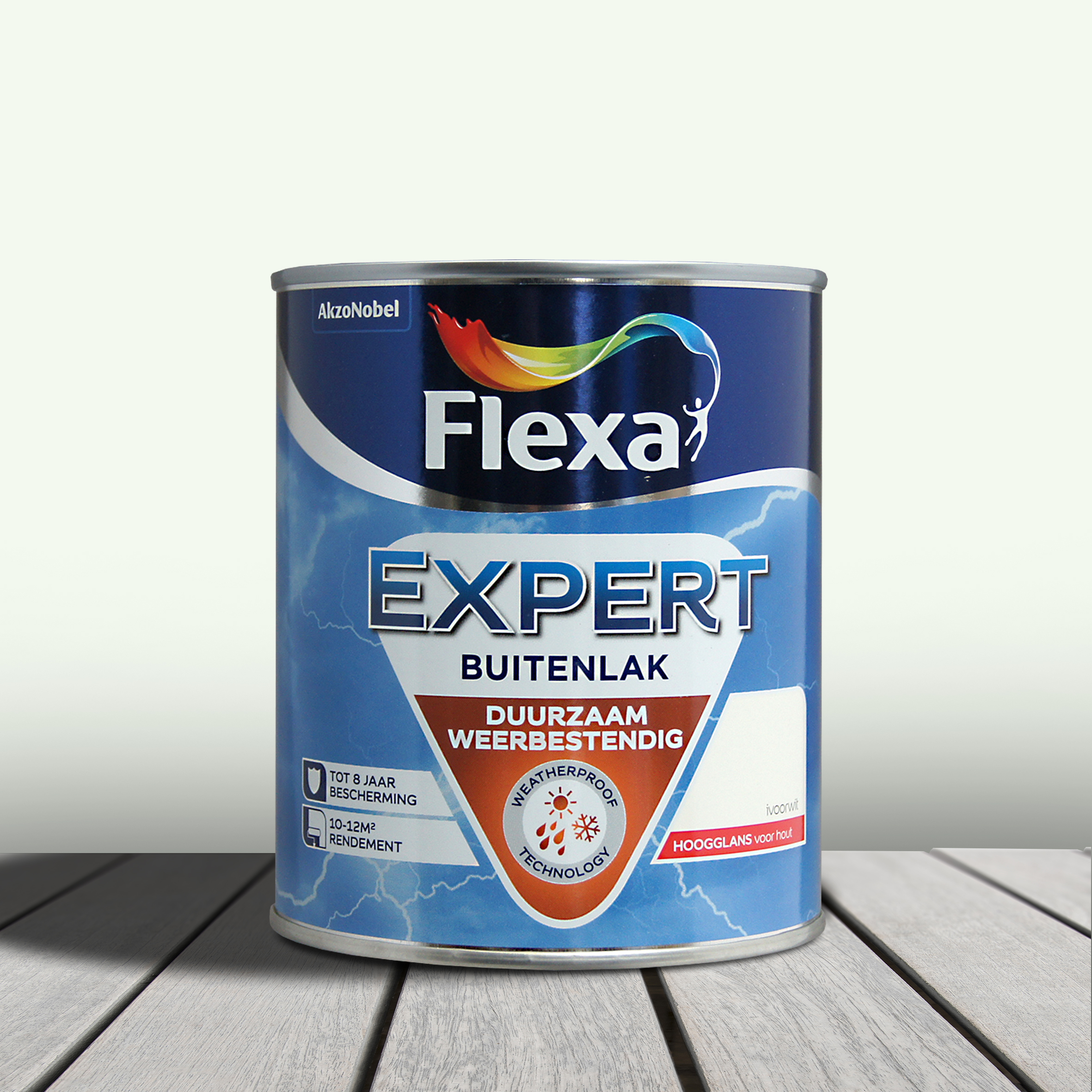 Flexa Expert Buitenlak Hoogglans Ivoorwit