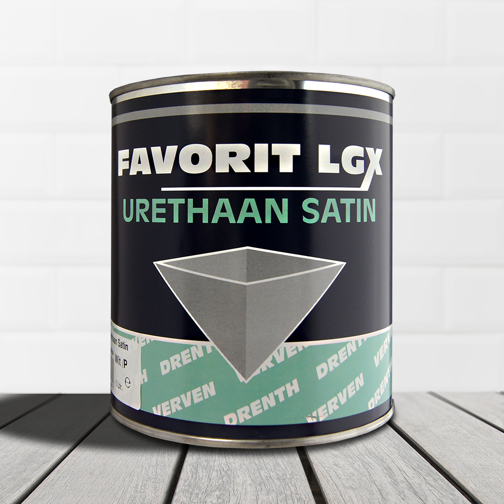Drenth Favorit LGX Urethaan Satin Ral 9010 Zuiver Wit