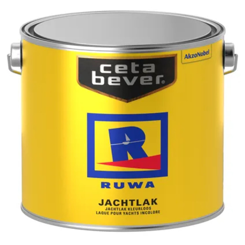 Bestrooi platform Zilver Cetabever Ruwa Jachtlak Transparant