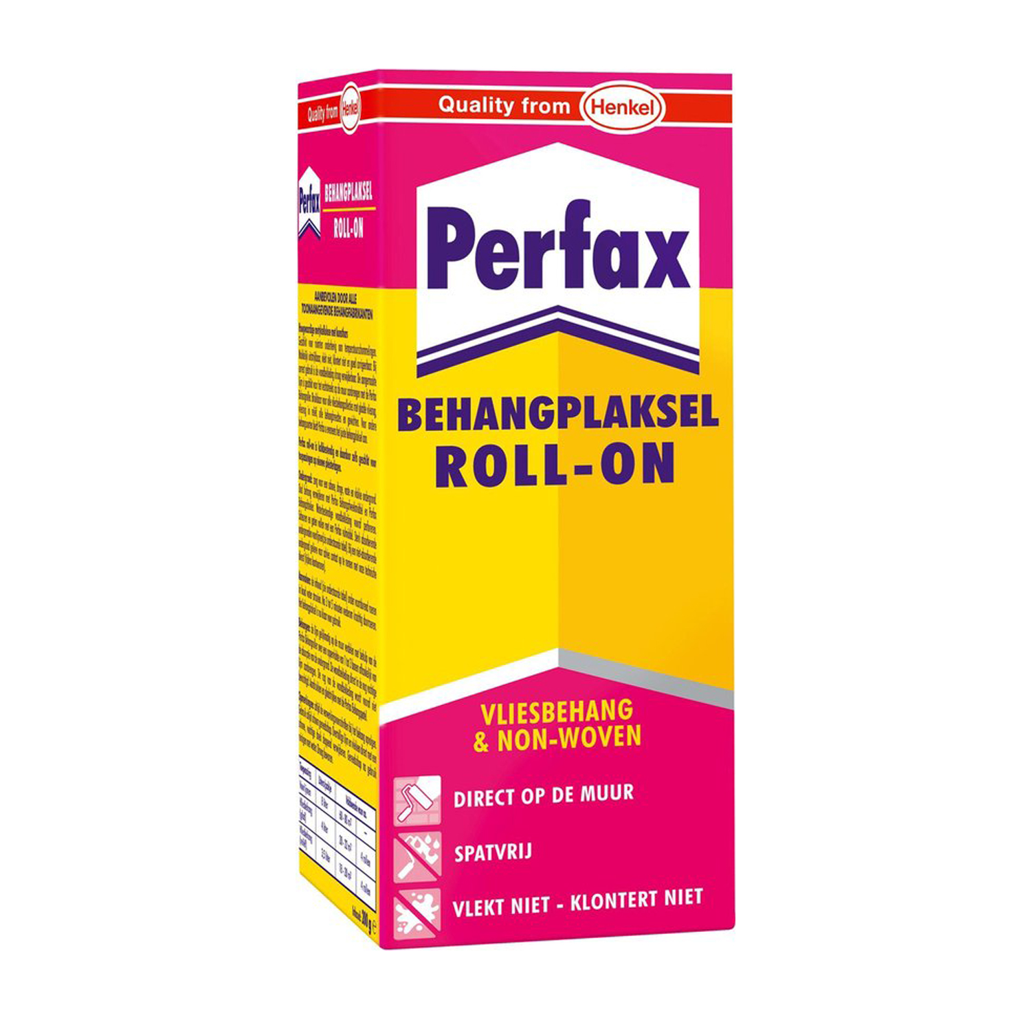 Nieuwe aankomst insluiten spons Perfax Roll-On Behanglijm Vliesbehang & Non-Woven