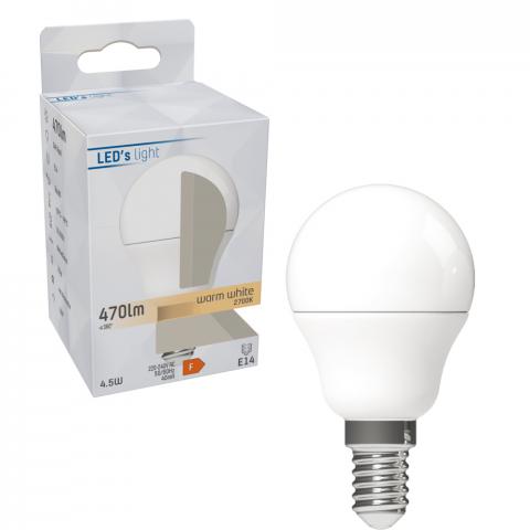 LED'S LIGHT Globe G45 E14 4,9W