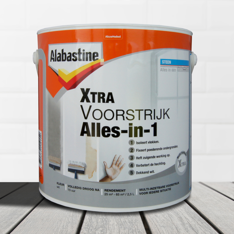 Xtra Voorstrijk Alles-in-1 2.5L wit