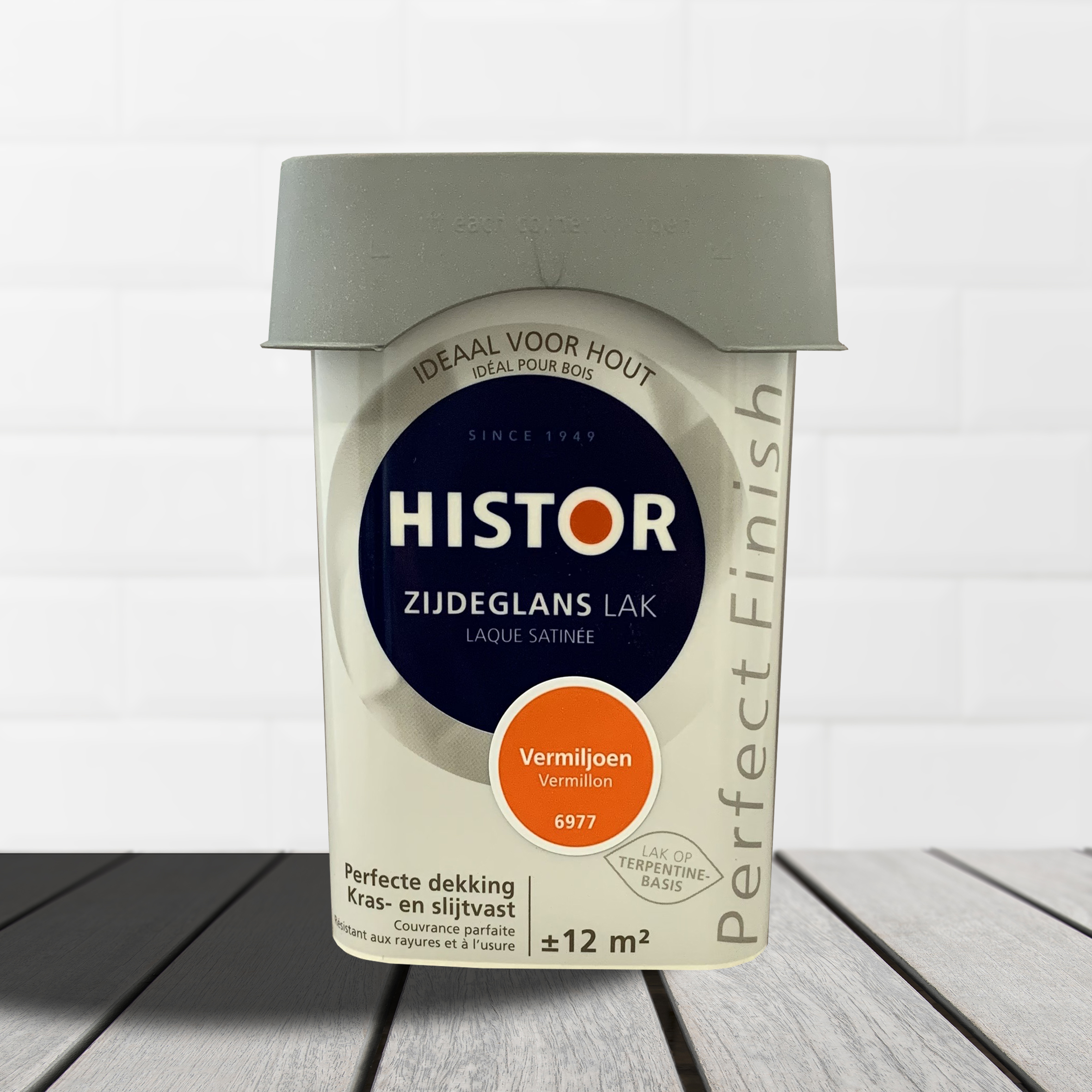 Histor Perfect Finish Alkyd Zijdeglans Vermiljoen 6977