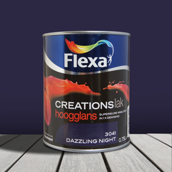 Flexa Creations Lak Hoogglans Dazzling Night 3041