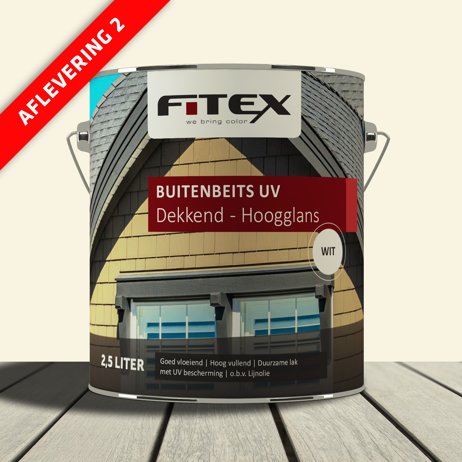 Fitex Buitenbeits UV Hoogglans Ral 9001