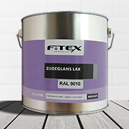 Fitex Budgetlak Zijdeglans Ral 9010 2,5 liter