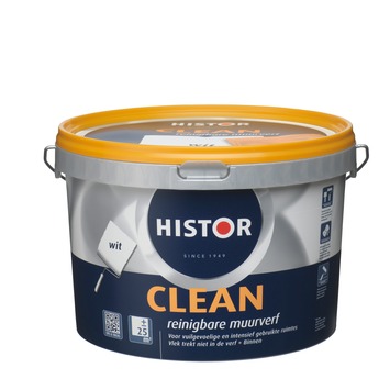 Histor Clean Muurverf 2,5L Wit