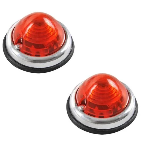 Benson Zijlampset Chrome Rood 70 mm